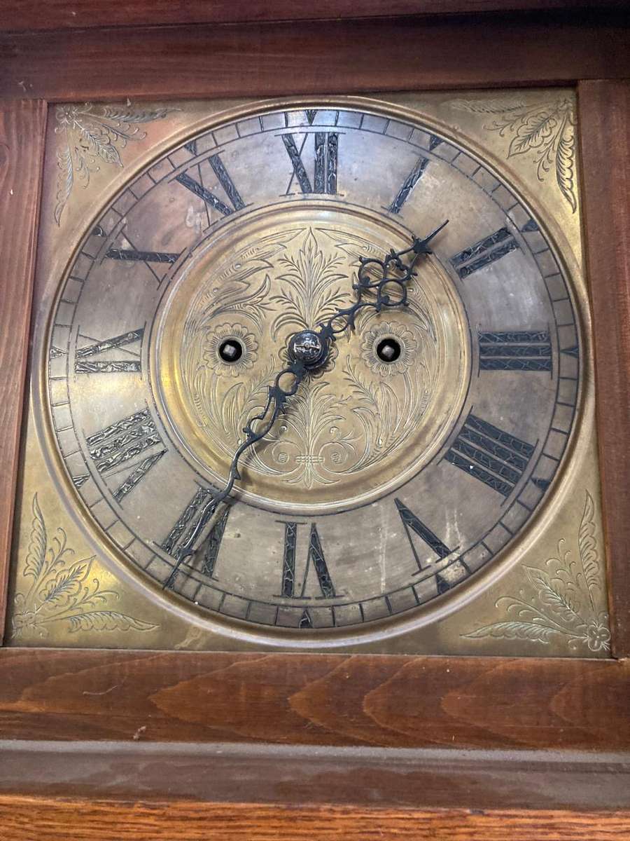 Rare Oak Longcase Clock circa 1780 , ( 212 c 53 x 26 cm )Working