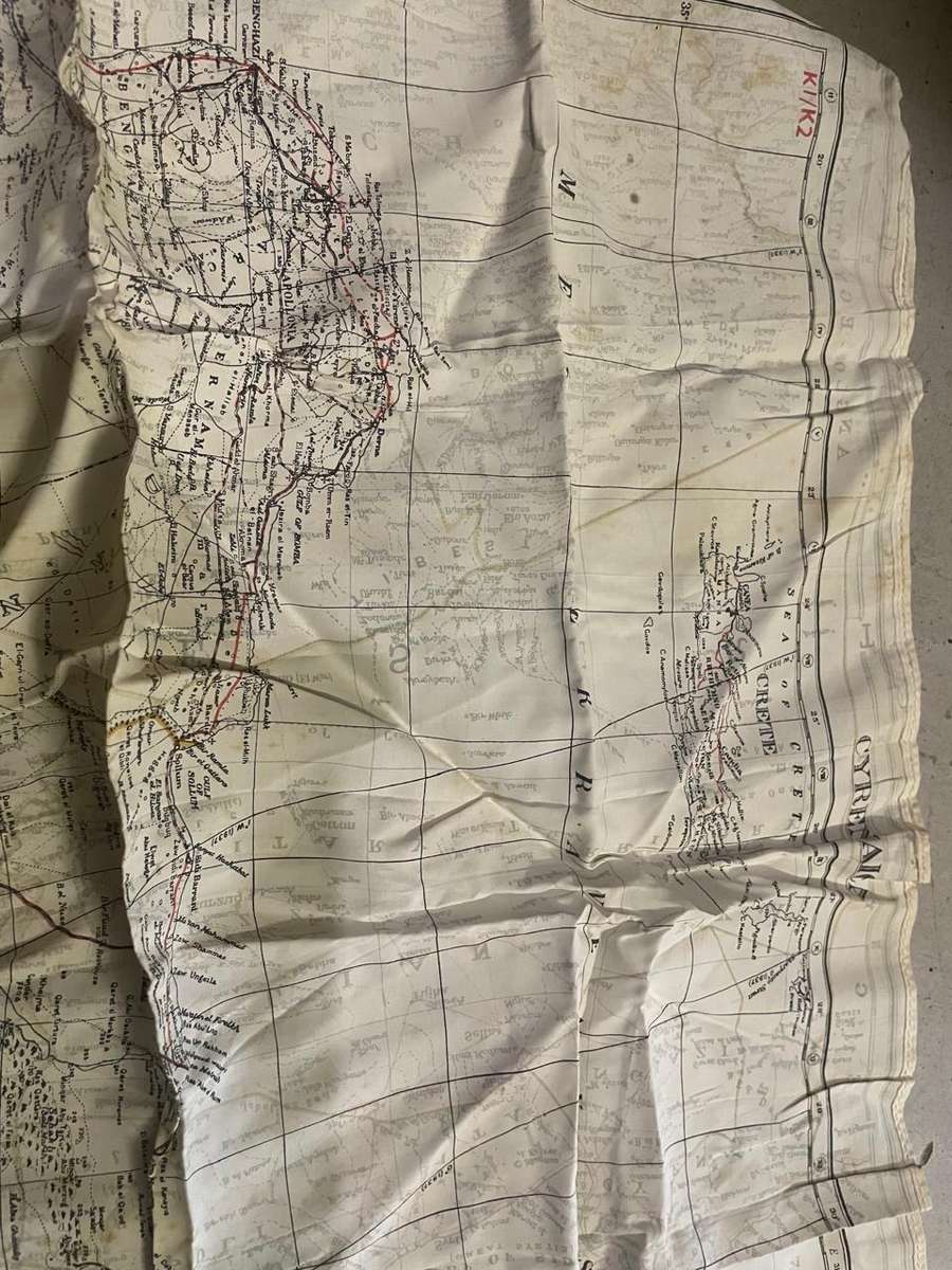 WW11 Pilots Escape Map