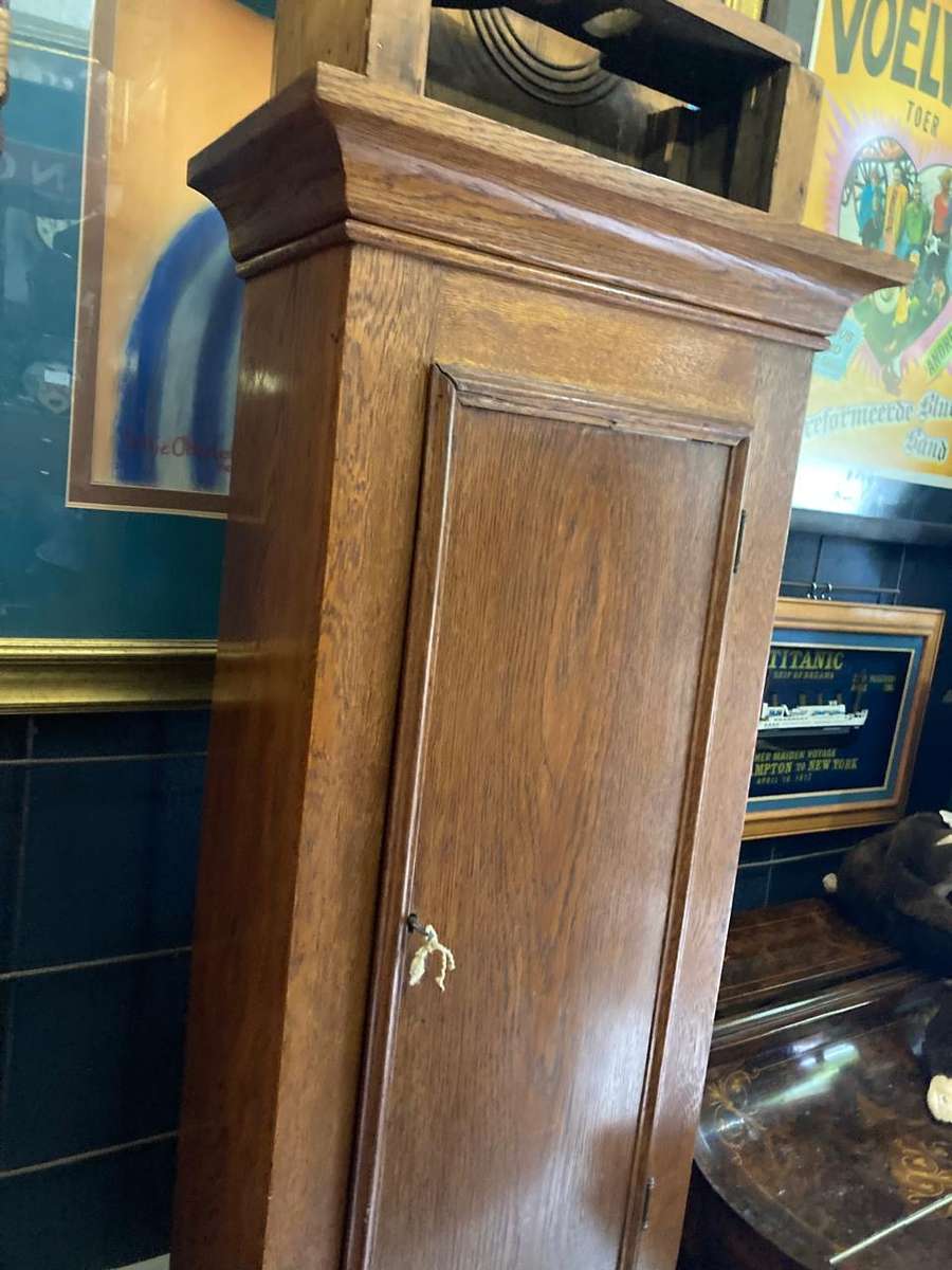 Rare Oak Longcase Clock circa 1780 , ( 212 c 53 x 26 cm )Working