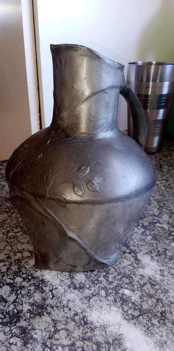 Art Nouveau Pewter Jug ( 20 cm )