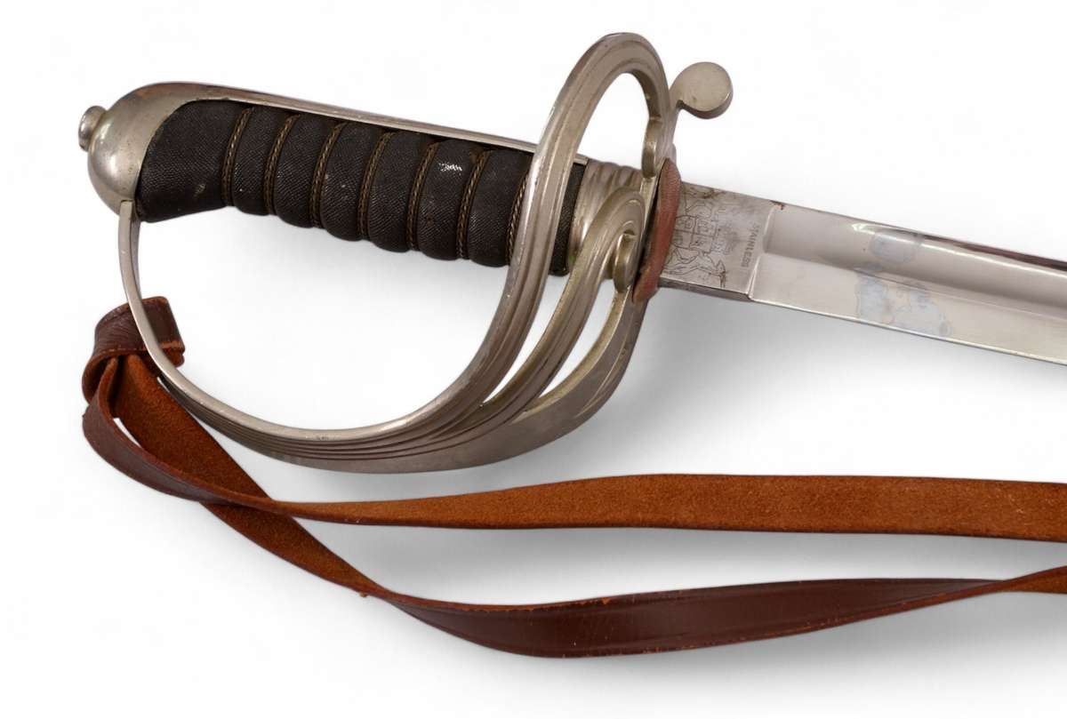 Sword: WKC Solingen Officers Sword with Scabbard
