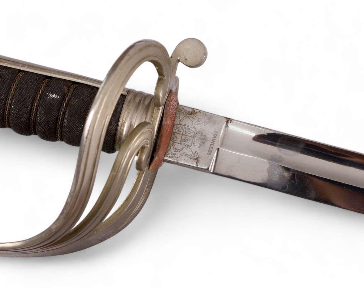 Sword: WKC Solingen Officers Sword with Scabbard