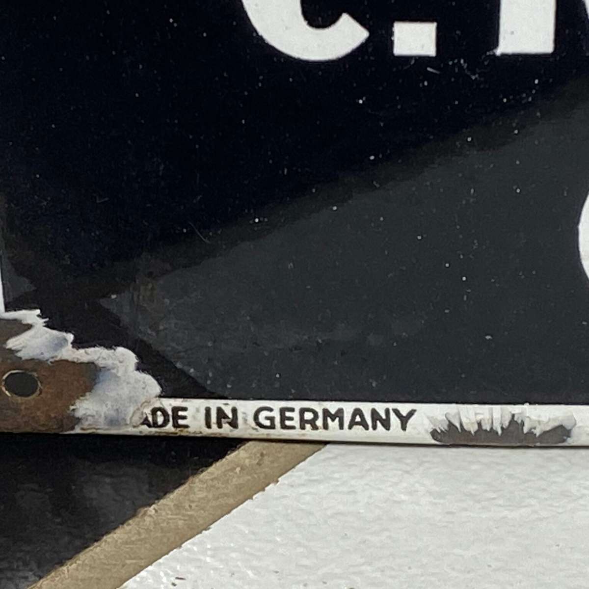 Original Vintage Pfaff Enamel Sign ( 73 x 43 cm )