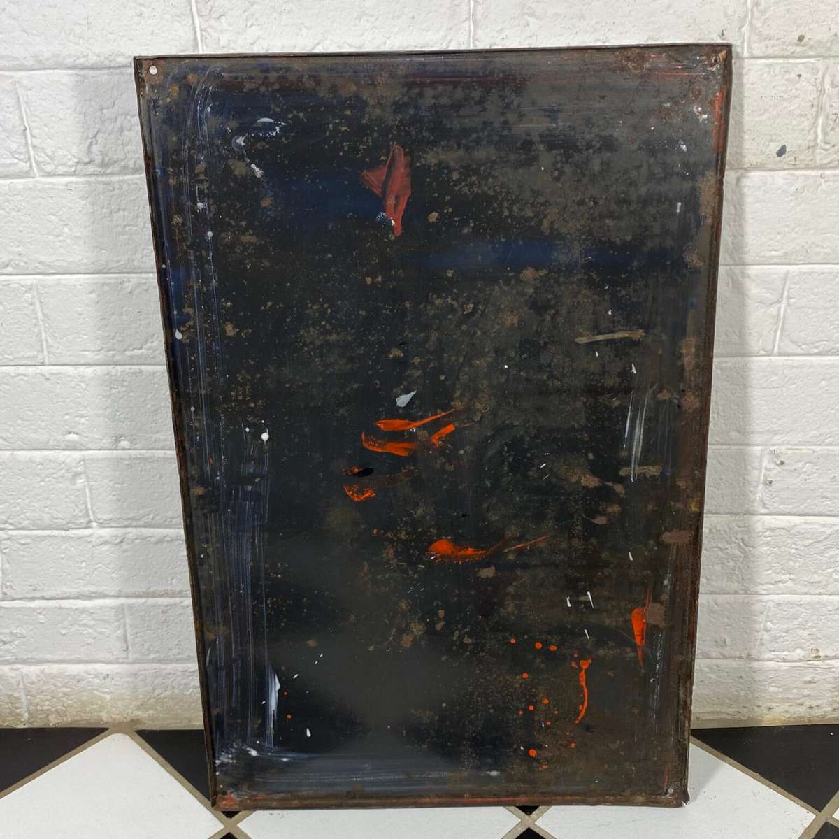 Original Vintage Pfaff Enamel Sign ( 73 x 43 cm )