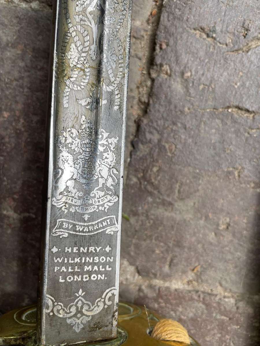 British Naval Officers Sword by Wilkinson