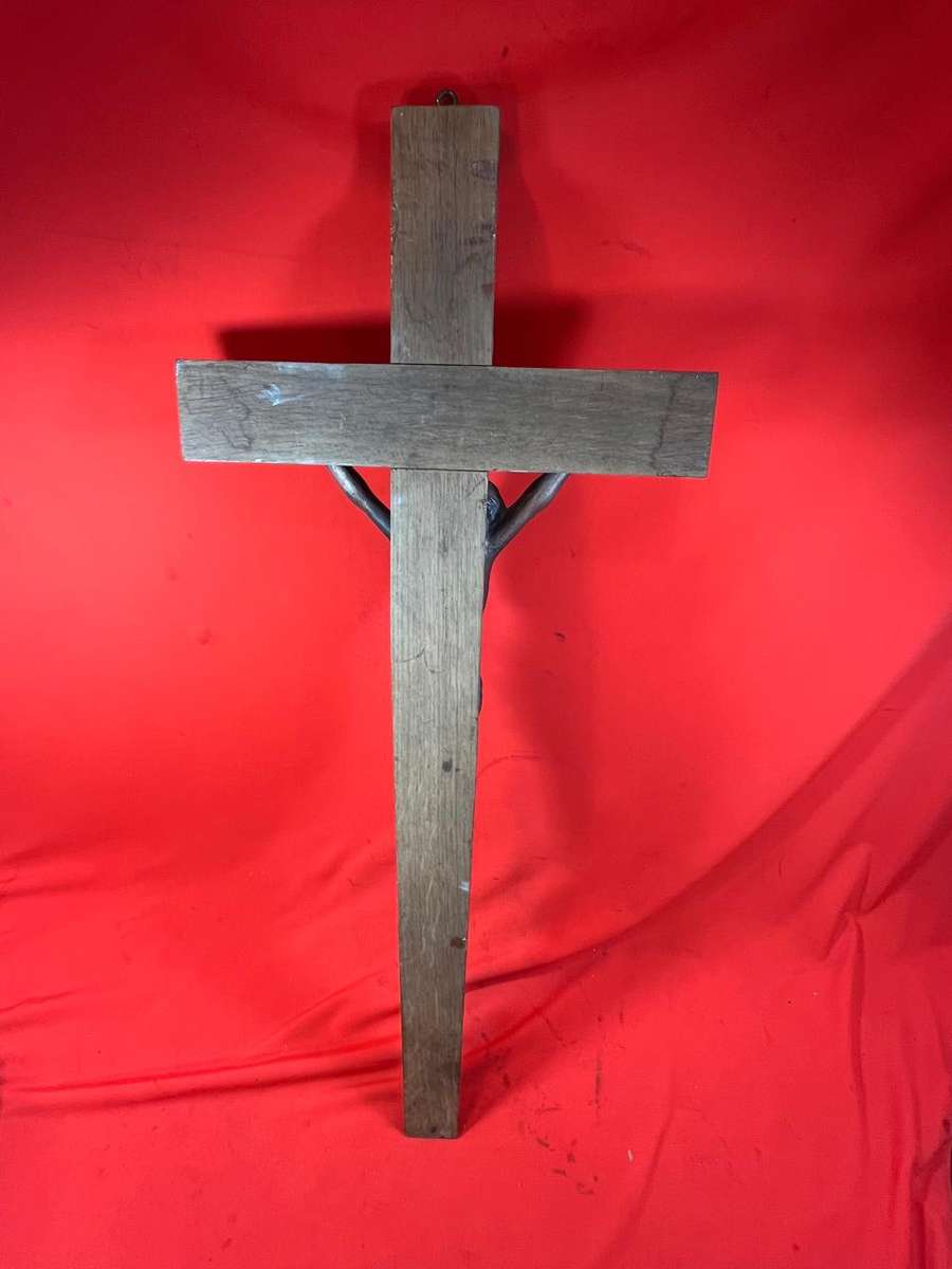 Crucifix ( Wood and Metal ) 60 cm