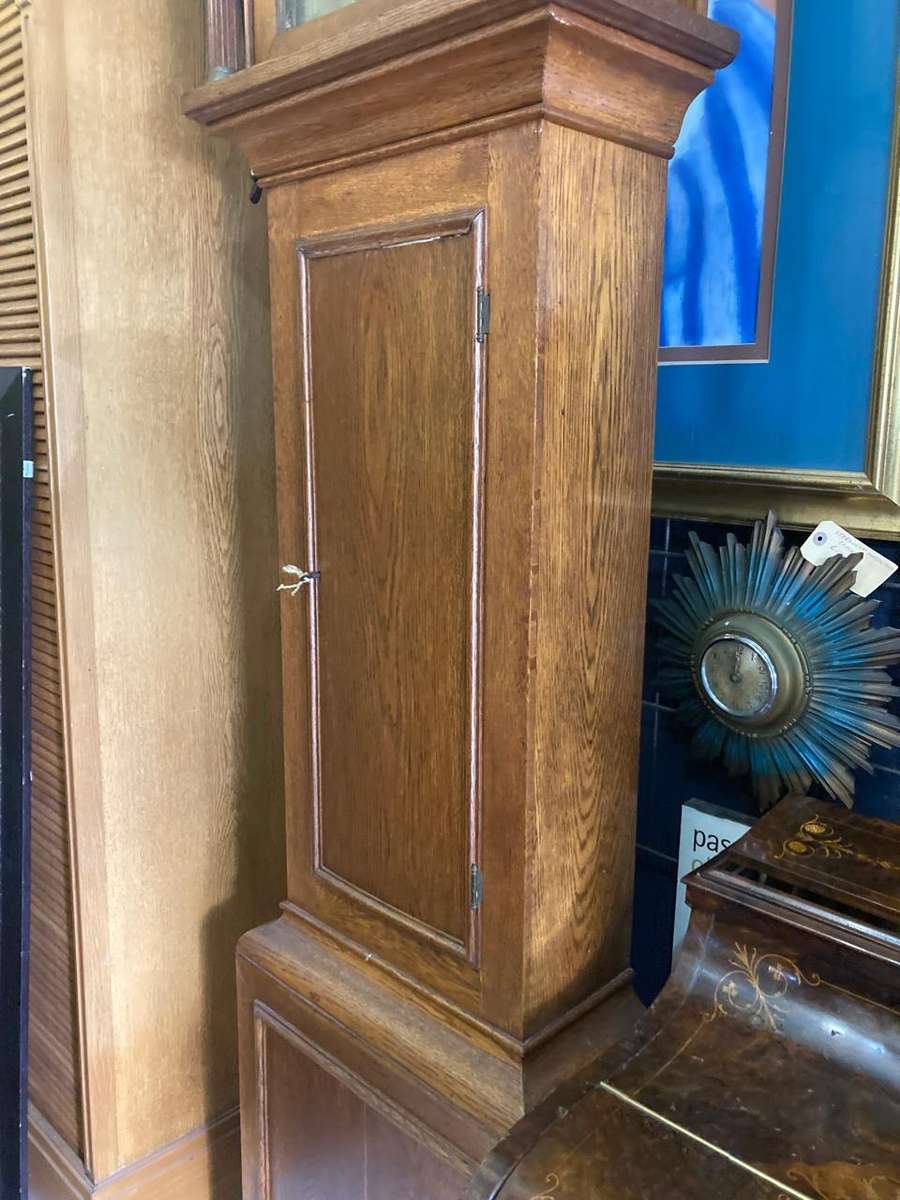 Rare Oak Longcase Clock circa 1780 , ( 212 c 53 x 26 cm )Working