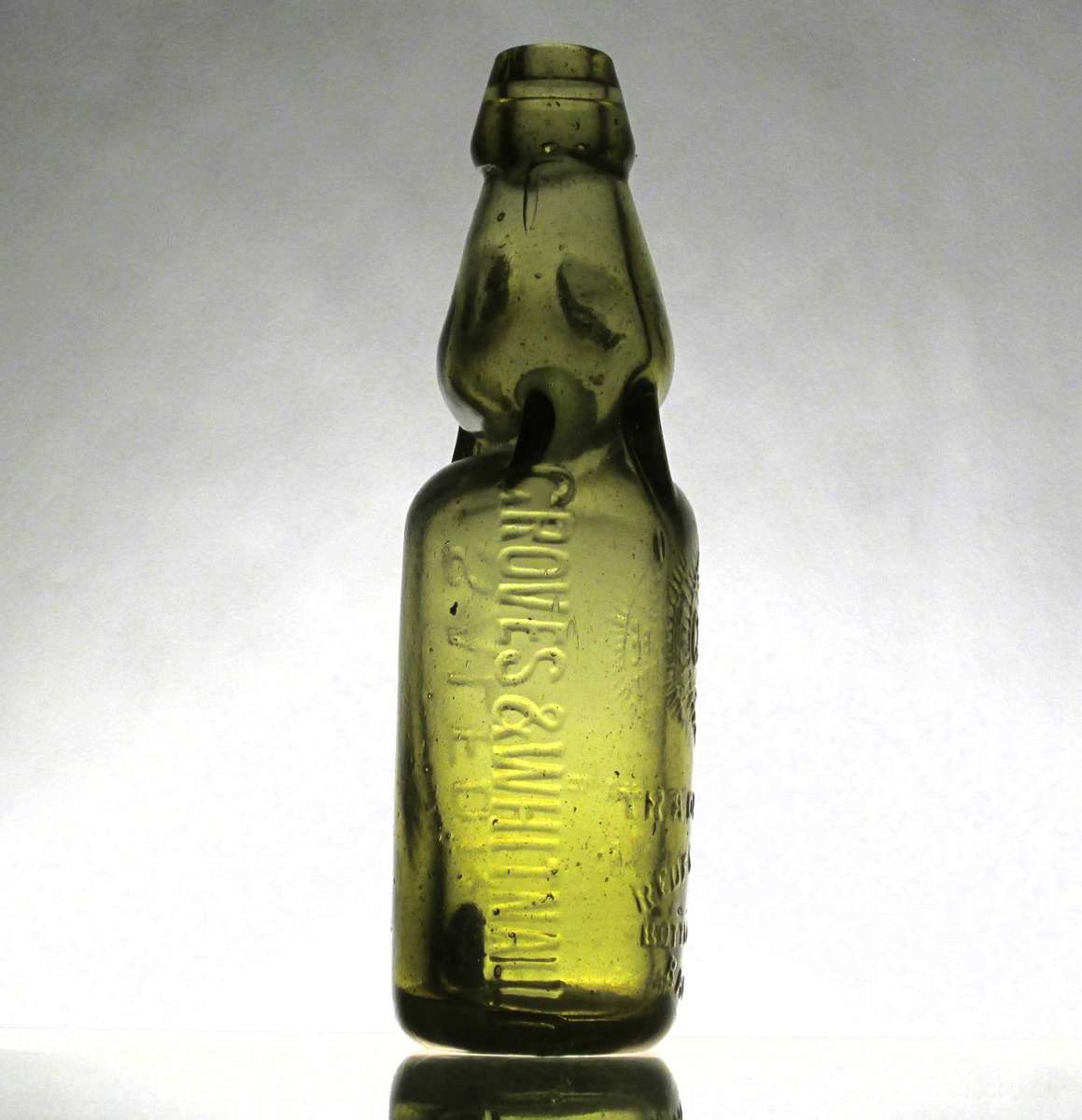 GROVES & WHITNALLL SALFORD 10oz CODD BOTTLE
