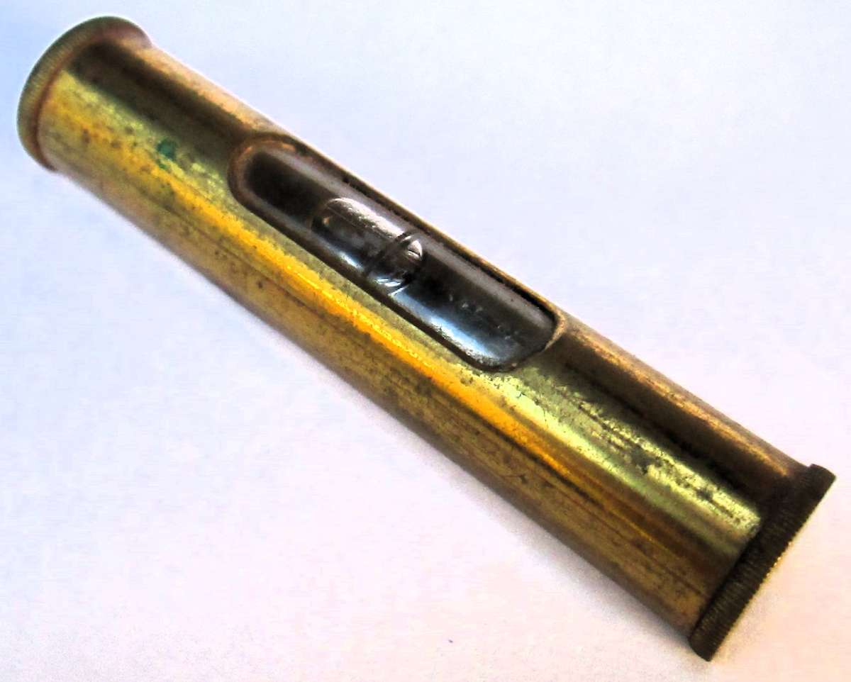 BRASS POCKET SPIRIT LEVEL