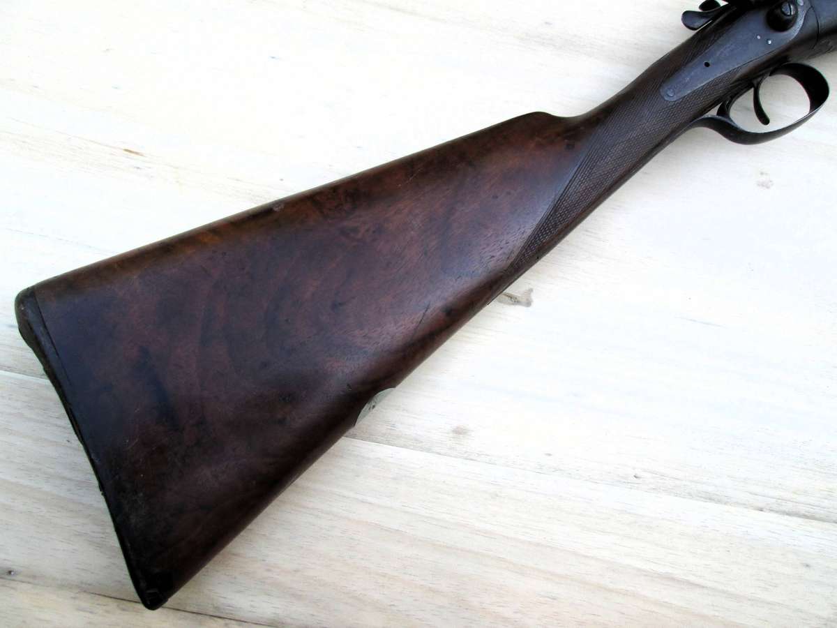 DOUBLE BARREL BLACK POWDER PERCUSION CAP SHOTGUN