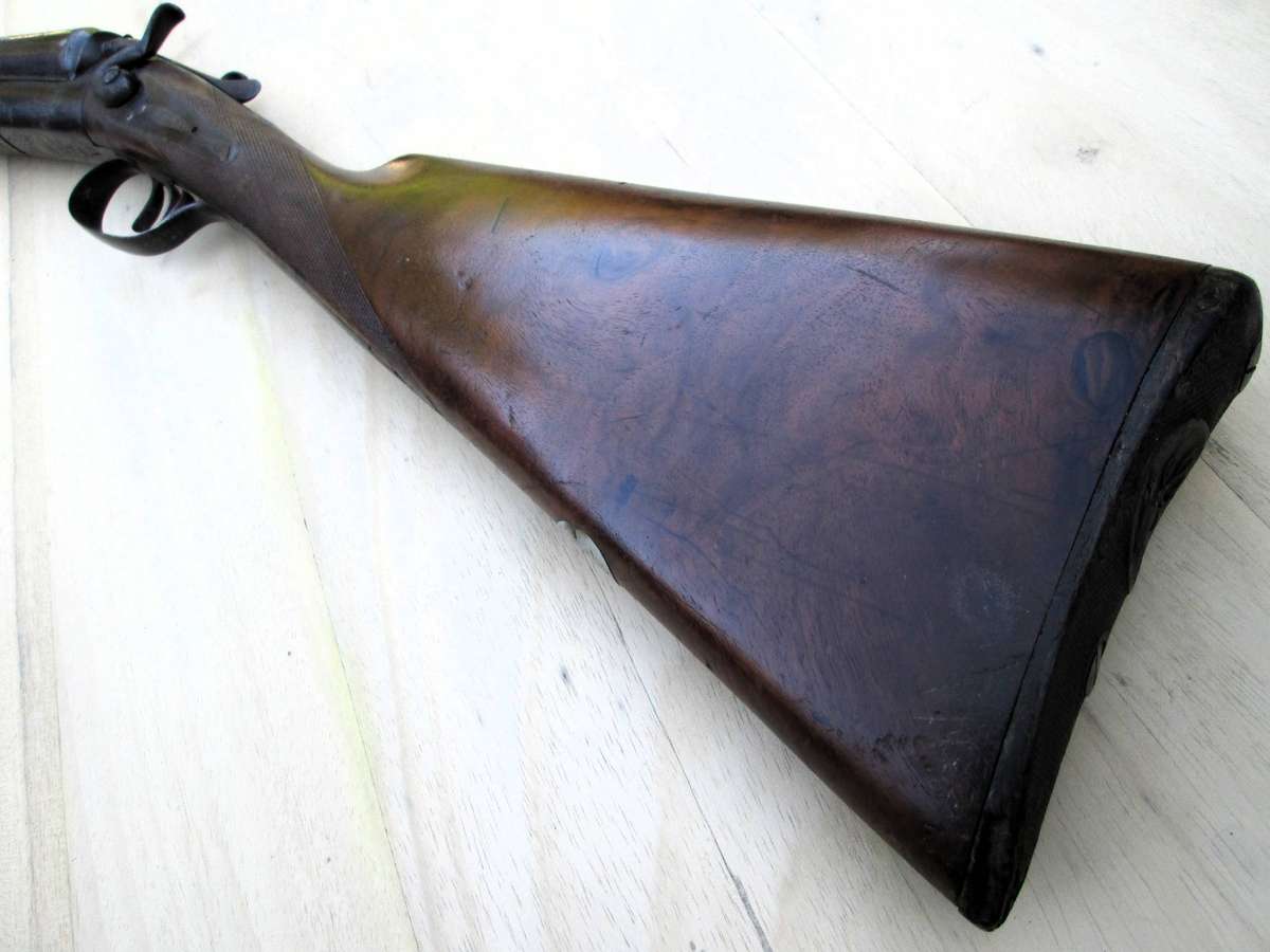 DOUBLE BARREL BLACK POWDER PERCUSION CAP SHOTGUN