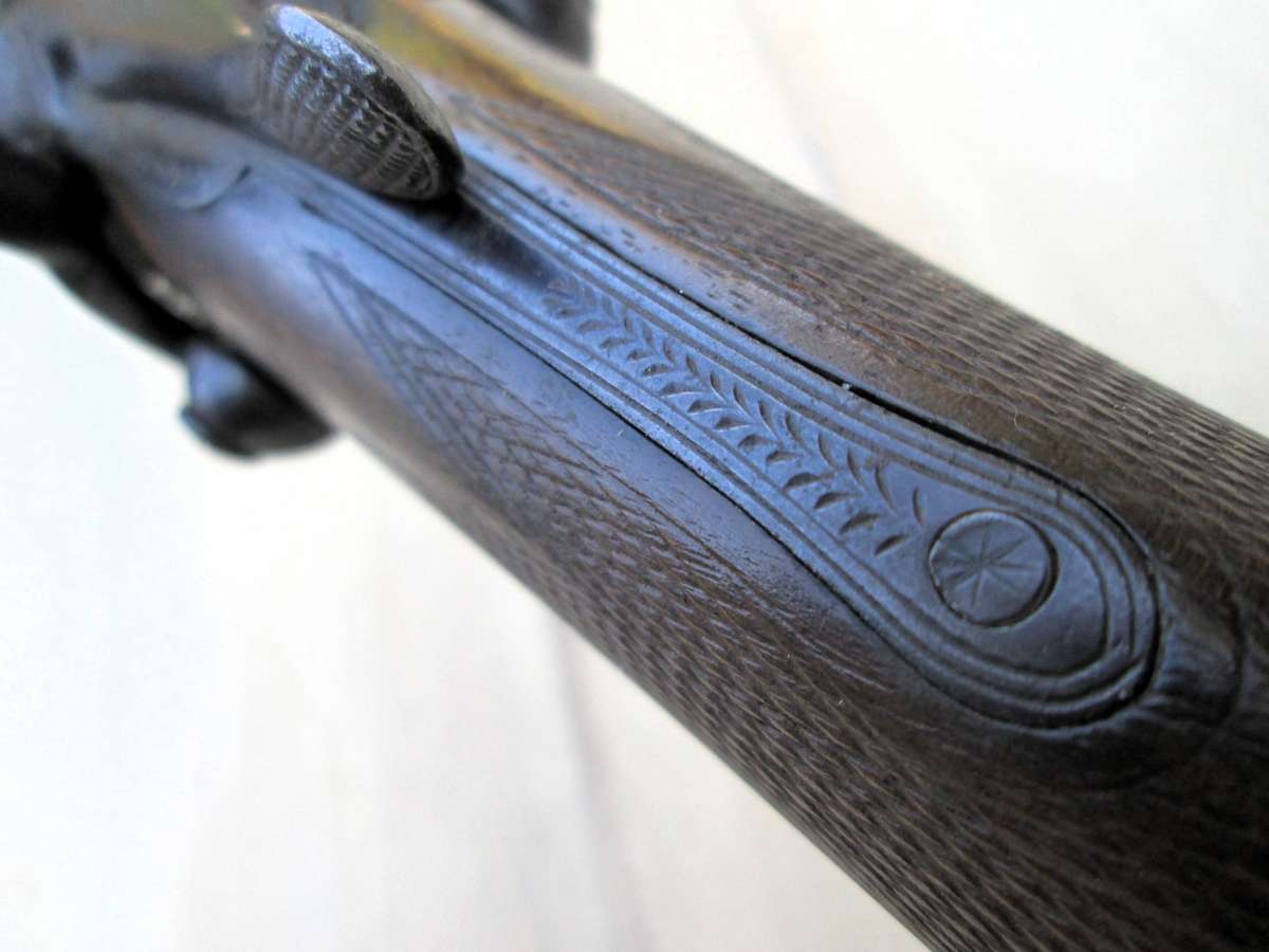 DOUBLE BARREL BLACK POWDER PERCUSION CAP SHOTGUN