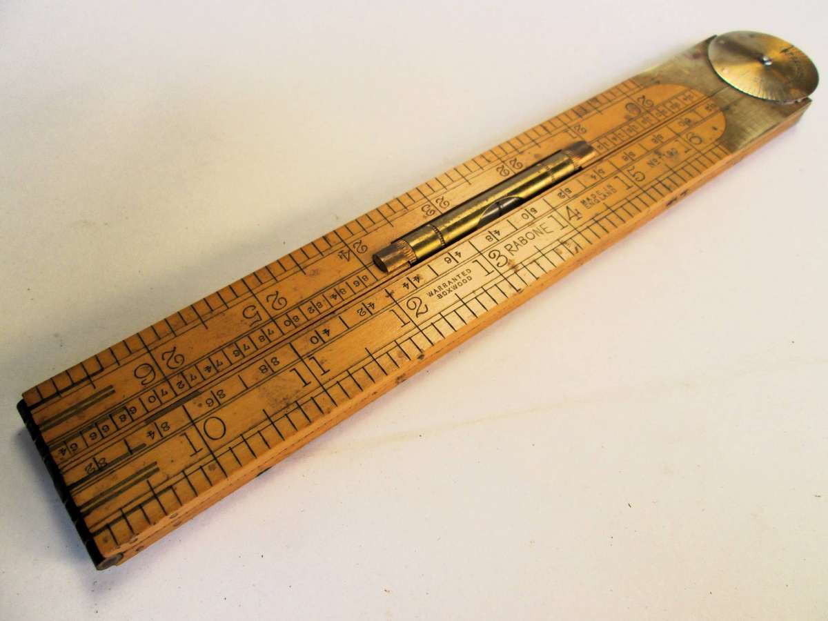 35" RABONE BOXWOOD RULE No.1190