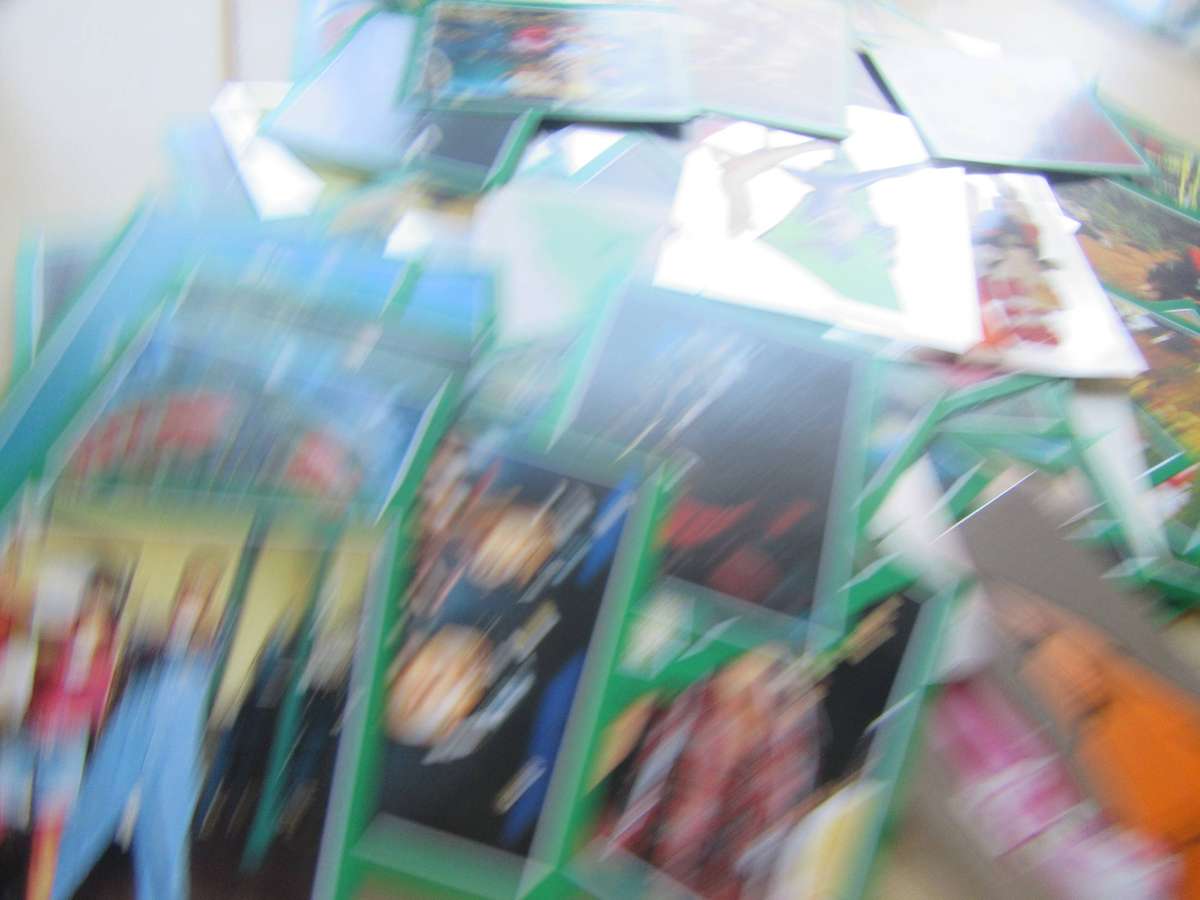 EMPTY STICKER ALBUM - MERLIN POWER RANGERS WITH OVER 200 LOSE STICKERS