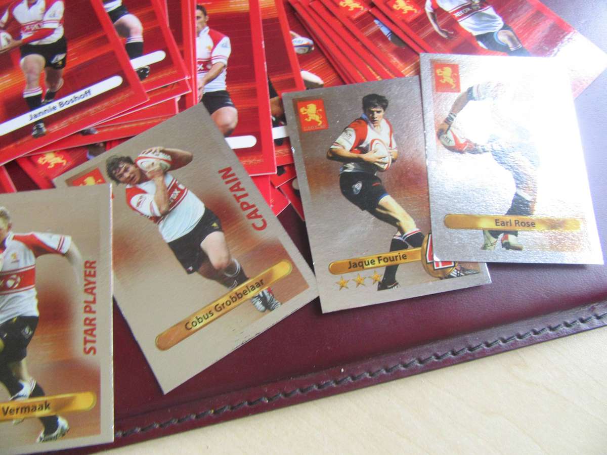 BIGBALL RUGBY - 32 LIONS TRADING CARDS - BID PER CARD