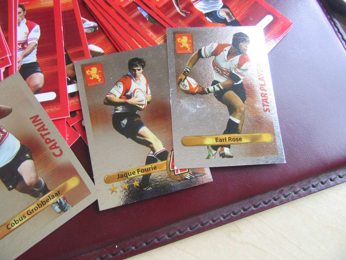 BIGBALL RUGBY - 32 LIONS TRADING CARDS - BID PER CARD