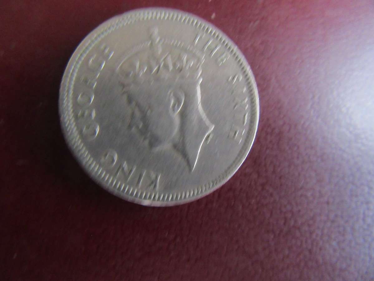 MAURITIUS - HALF RUPEE 1950- AS8