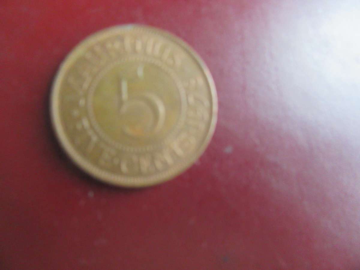 MAURITIUS - 5CENTS1978 - AS8