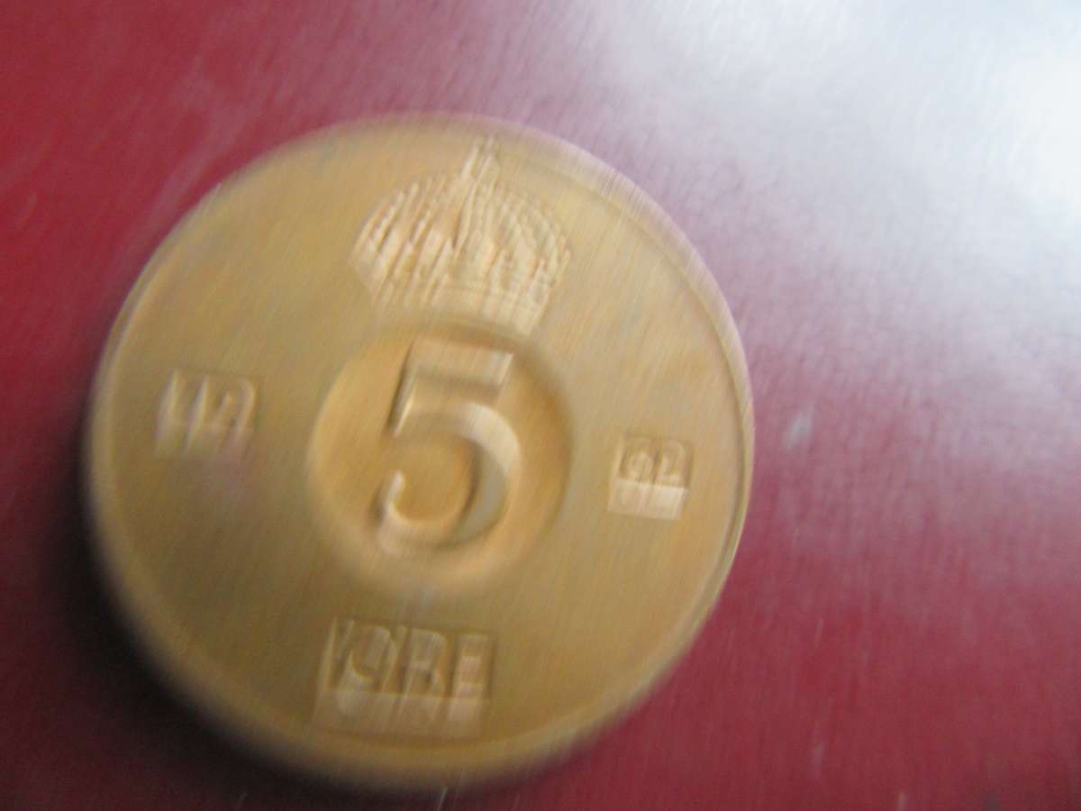 SWEDEN - 5 ORE 1962 - AS8
