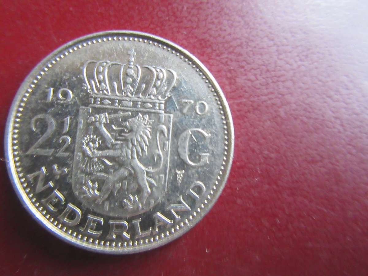 NETHERLANDS - 21/2 GULDEN1970 - AS9