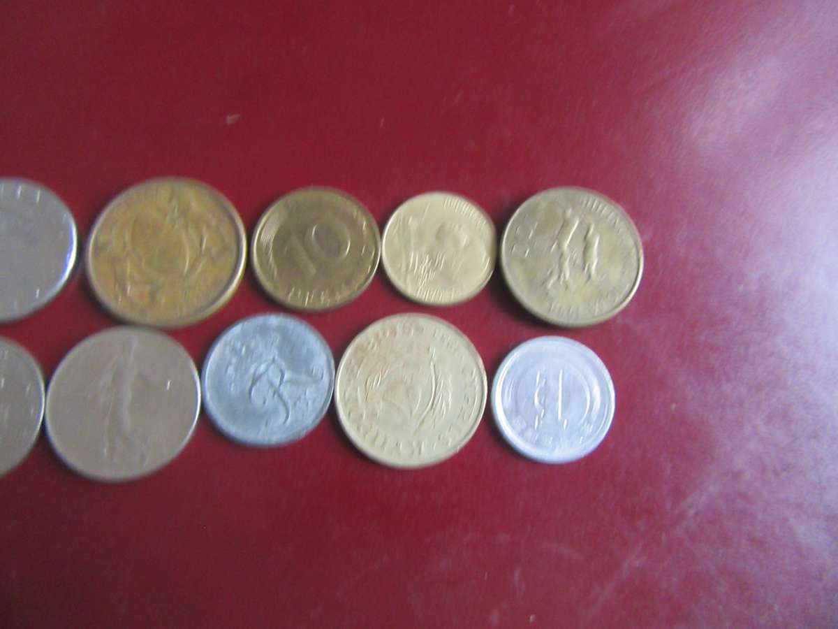 GOOD START FOR THE BEGINNER - 10 INTERNATIONAL COINS - AS PER SCAN - CO24