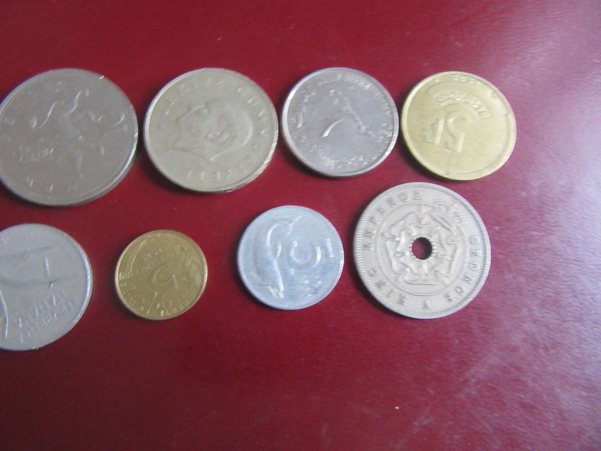 GOOD START FOR THE BEGINNER - 10 INTERNATIONSAL COINS - AS PER SCAN - CO25