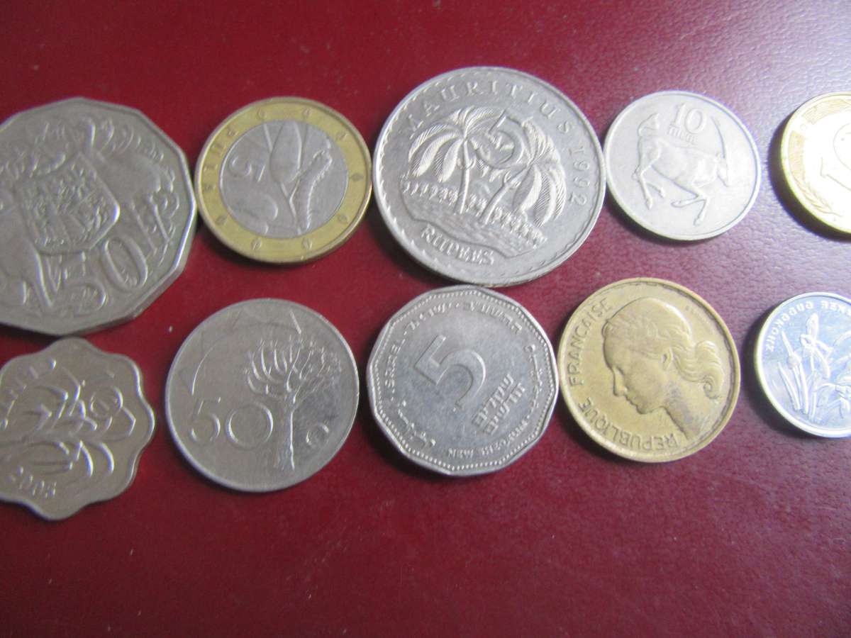 GOOD START FOR THE BEGINNER - 10 INTERNATIONAL COINS - AS PER SCAN - CO30