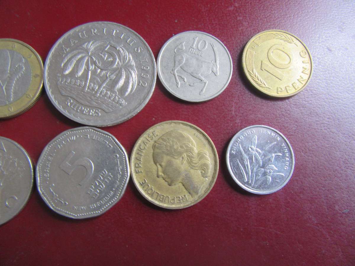 GOOD START FOR THE BEGINNER - 10 INTERNATIONAL COINS - AS PER SCAN - CO30