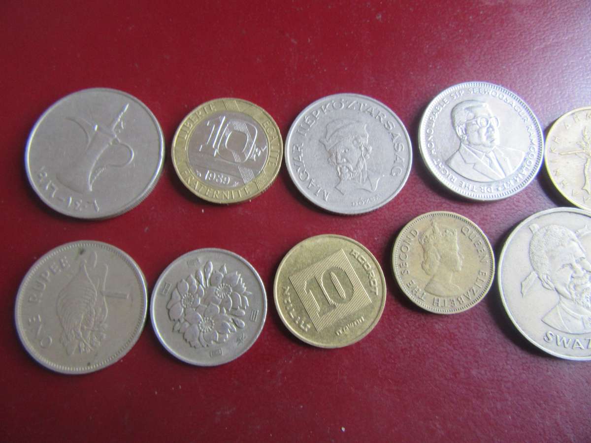 GOOD START FOR THE BEGINNER - 10 INTERNATIONAL COINS - AS PER SCAN - CO29A