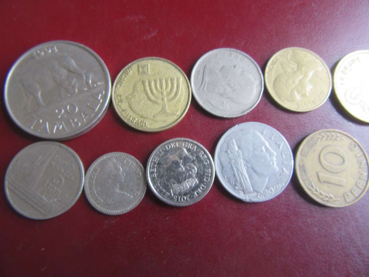 GOOD START FOR THE BEGINNER - 10 INTERNATIONAL COINS - AS PER SCAN - CO28