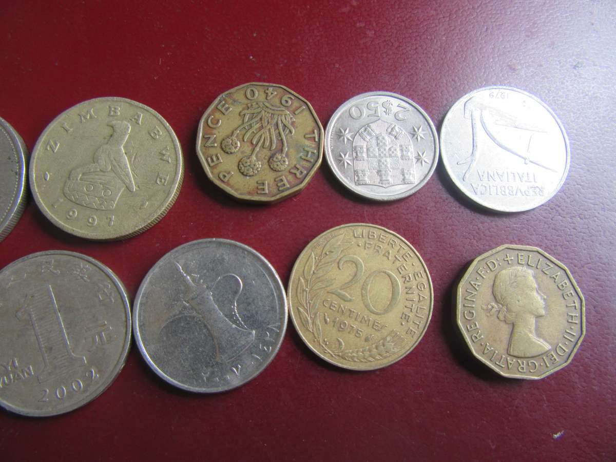 GOOD START FOR THE BEGINNER - 10 INTERNATIONAL COINS - AS PER SCAN - CO26