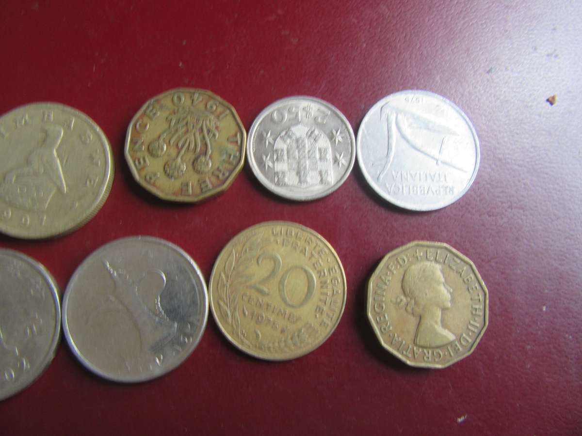 GOOD START FOR THE BEGINNER - 10 INTERNATIONAL COINS - AS PER SCAN - CO26
