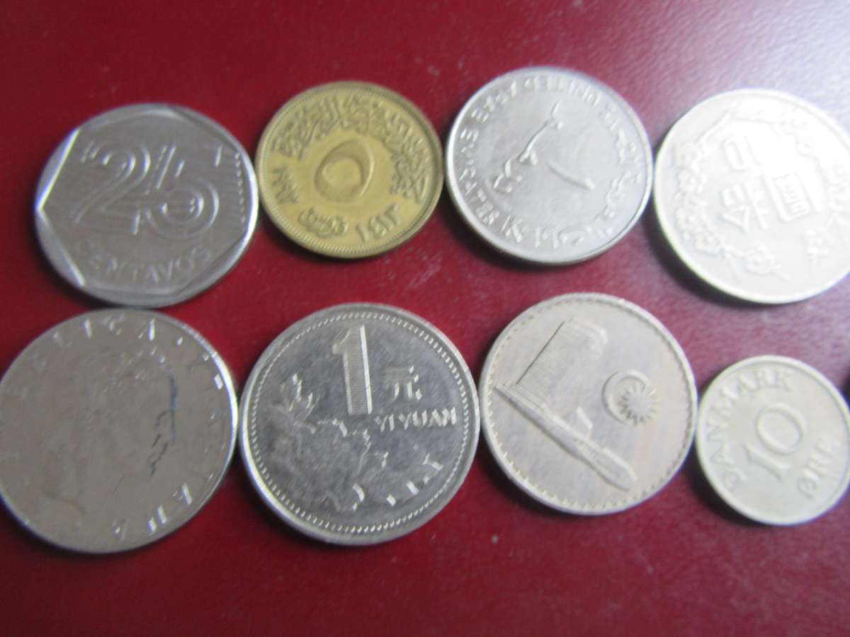 GOOD START FOR THE BEGINNER - 10 INTERNATIONAL COINS - AS PER SCAN -CO23