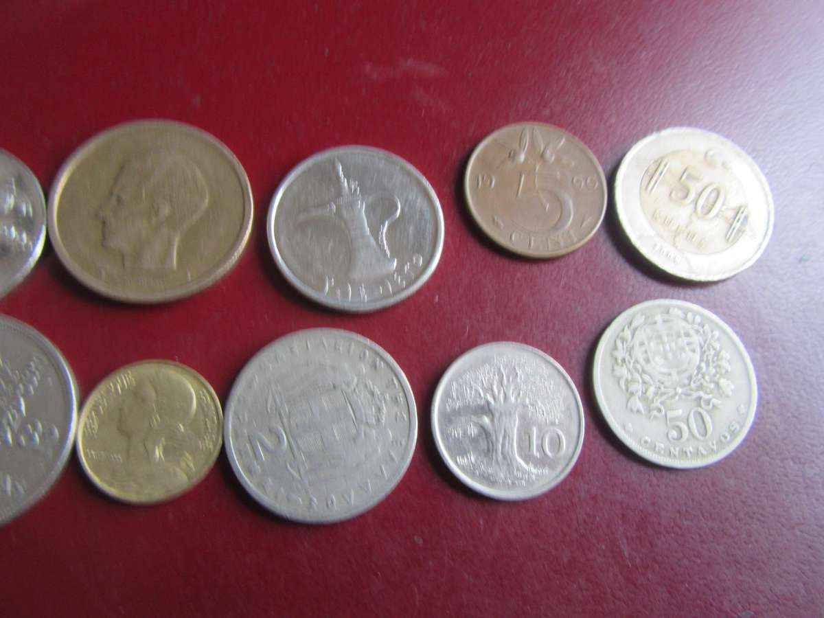 GOOD START FOR THE BEGINNER - 10 INTERNATIONAL COINS - AS PER SCAN - AS9