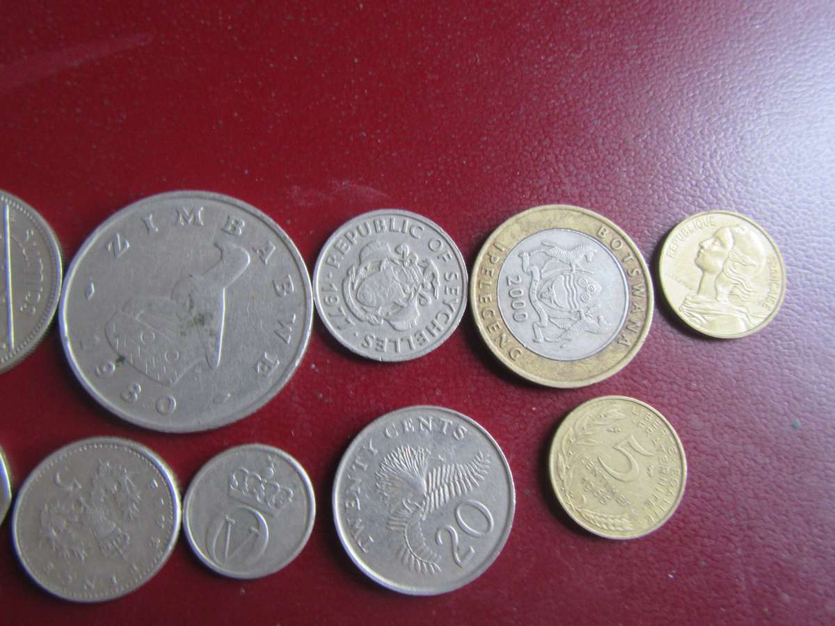 GOOD START FOR THE BEGINNER - 10 INTERNATIONAL COINS - AS PER SCAN -AS15