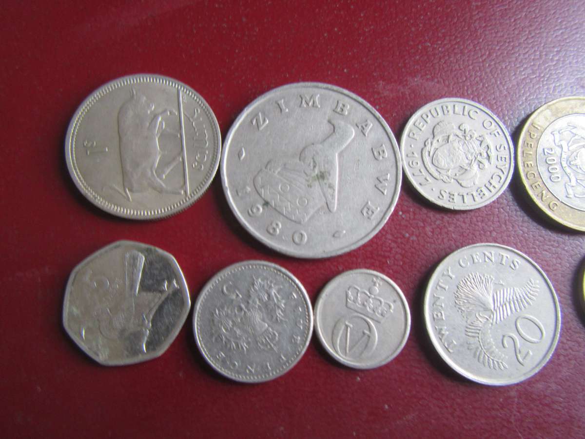 GOOD START FOR THE BEGINNER - 10 INTERNATIONAL COINS - AS PER SCAN -AS15