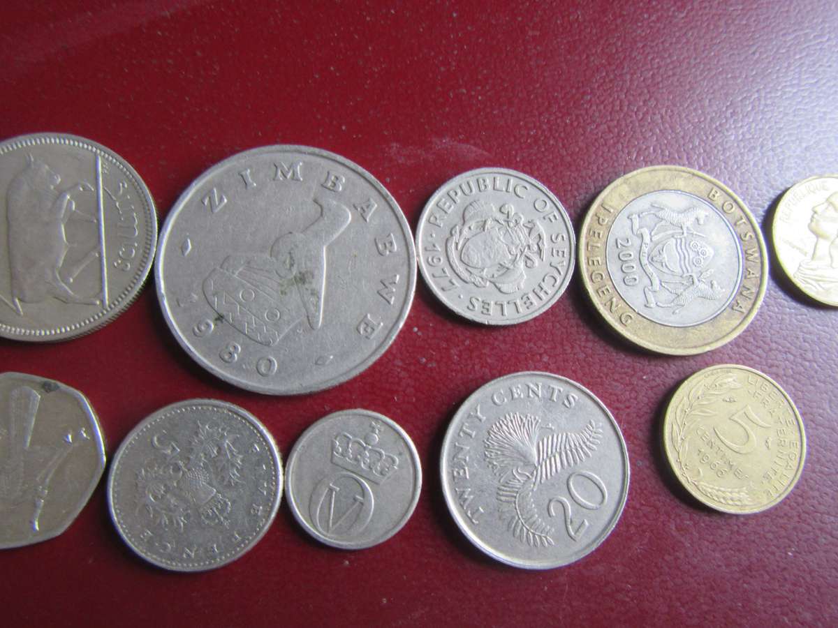 GOOD START FOR THE BEGINNER - 10 INTERNATIONAL COINS - AS PER SCAN -AS15