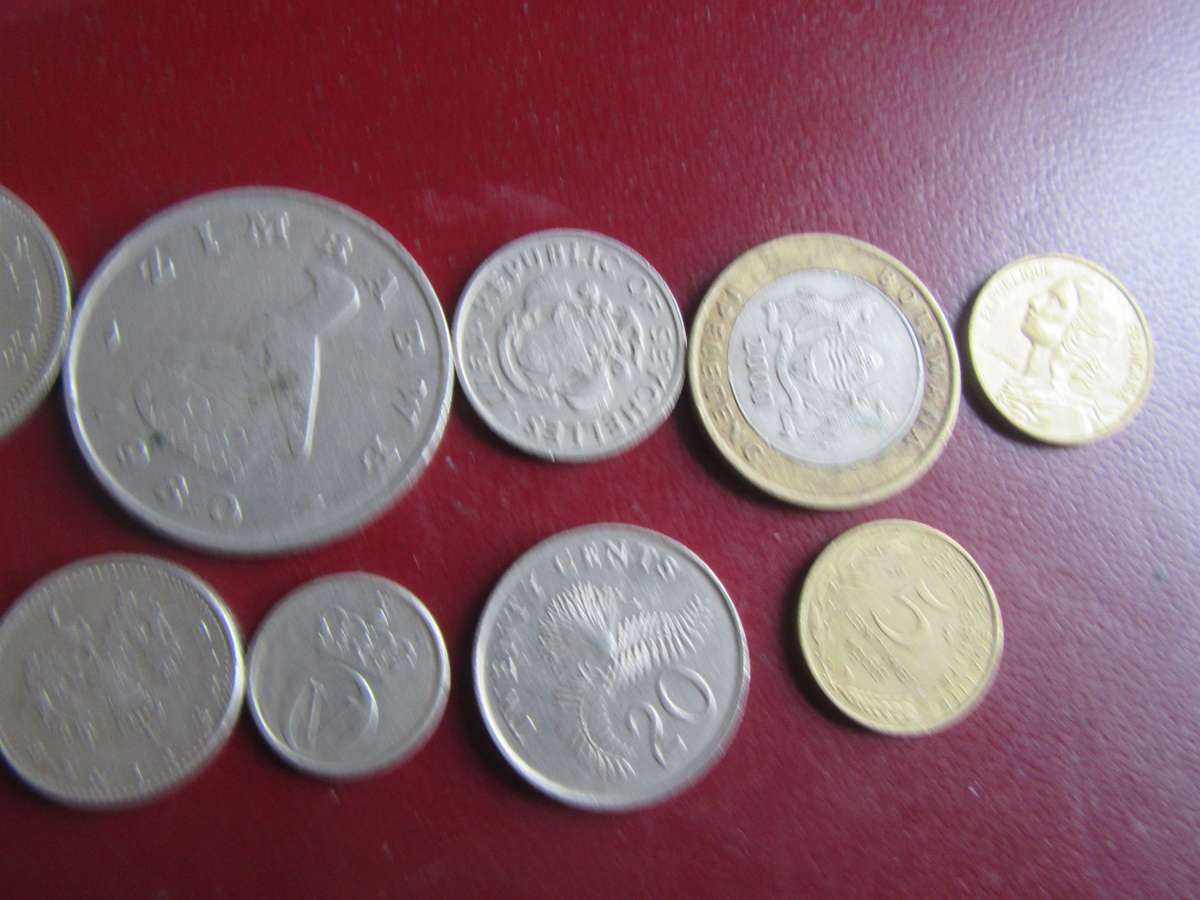 GOOD START FOR THE BEGINNER - 10 INTERNATIONAL COINS - AS PER SCAN -AS15