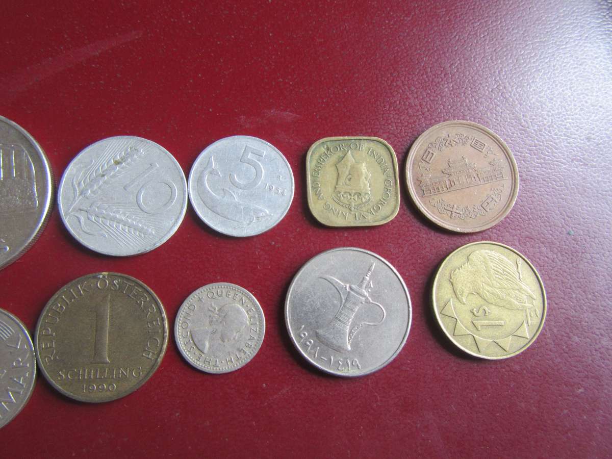 GOOD START FOR THE BEGINNER - 19 INTERNATIONAL COINS - AS PER SCAN - AS10