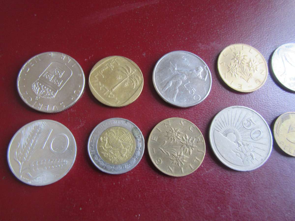 GOOD START FOR THE BEGINNER - 10 INTERNATIONAL COINS - AS PER SCAN - AS20