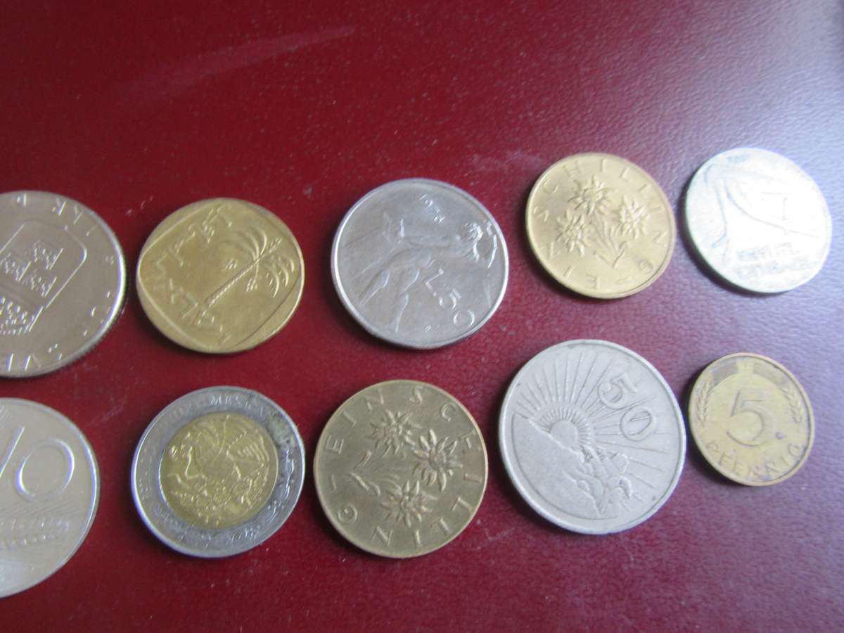 GOOD START FOR THE BEGINNER - 10 INTERNATIONAL COINS - AS PER SCAN - AS20