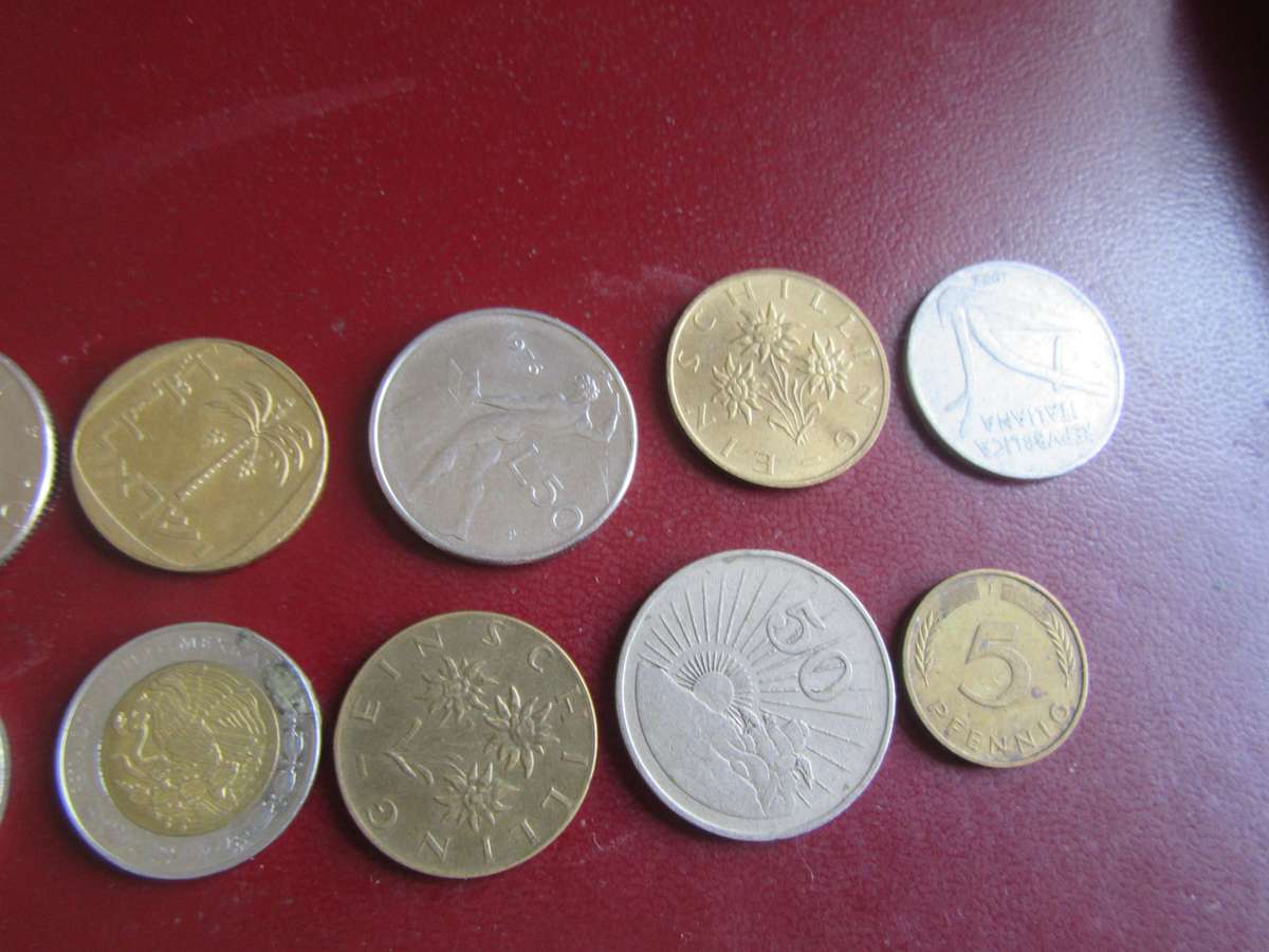 GOOD START FOR THE BEGINNER - 10 INTERNATIONAL COINS - AS PER SCAN - AS20