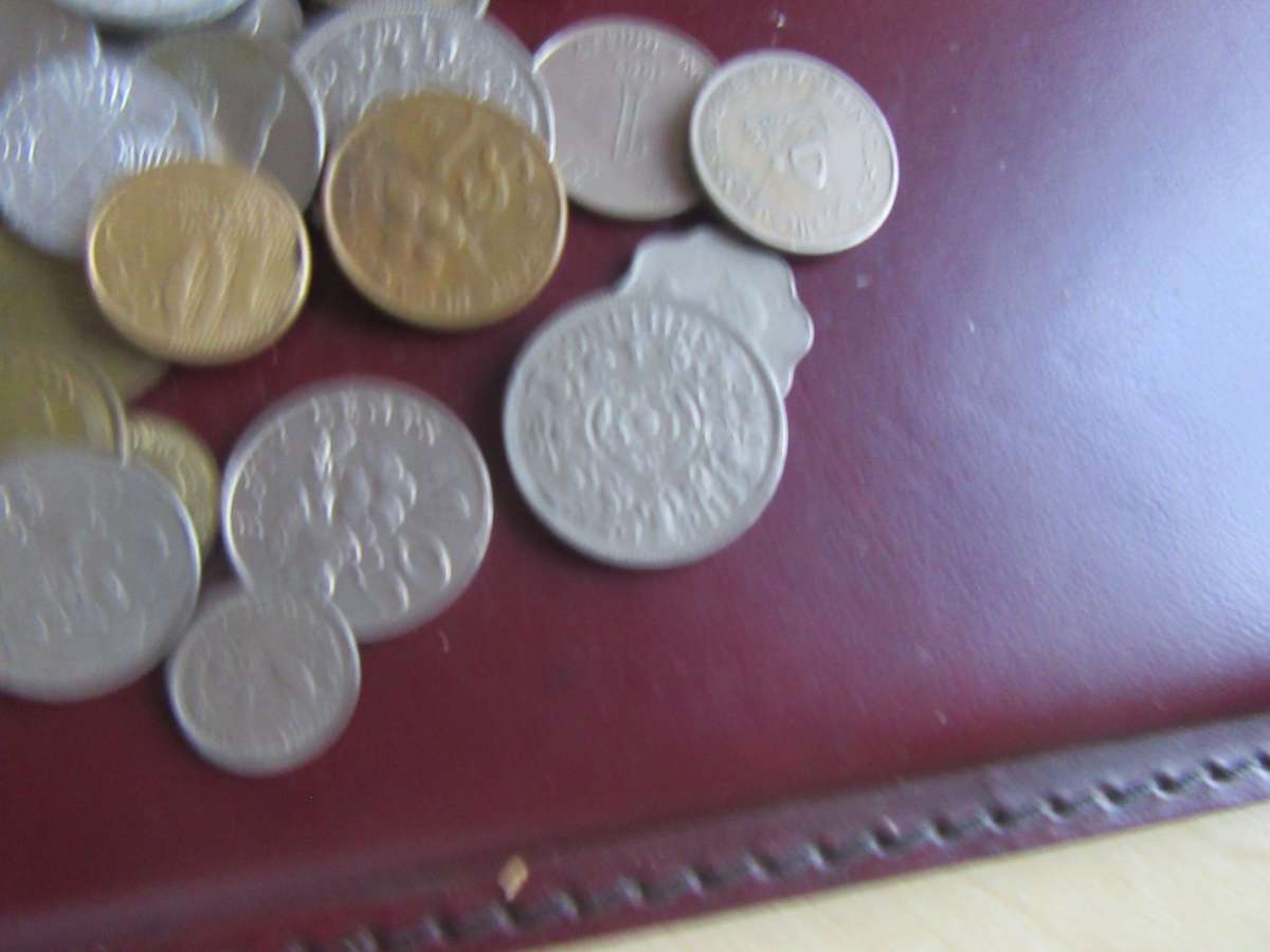 95ASSORTED INTERNATIONAL COINS - AS PER SCAN - BID PER ITEM - WA