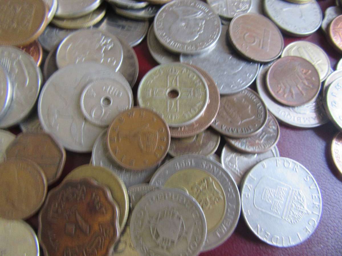 GOOD START FOR THE BEGINNER - 125INTERNATIONAL COINS INCL. RSA COINS - T- BID PER COIN- LOT2
