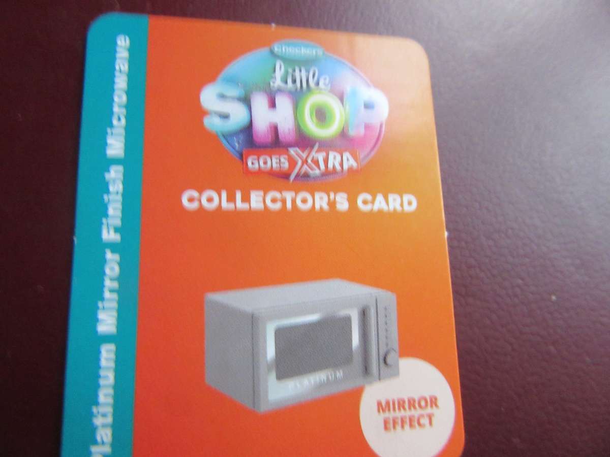 CHECKER'S LITTLE SHOP GOED XTRA - MICROWAVE CARD