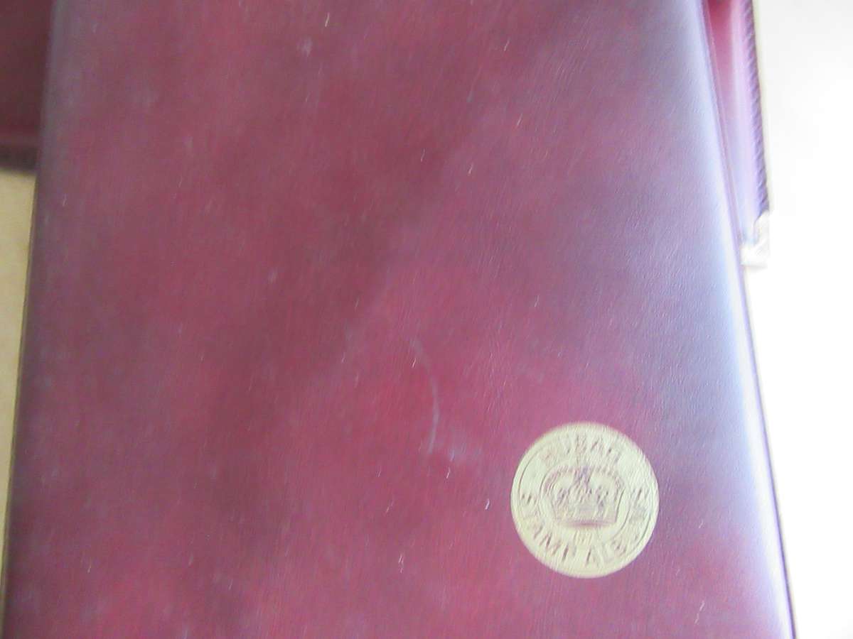 SMALL HUBAG STAMP ALBUM - 10 PAGES FILLED WITH INTERNATIONAL STAMPS - AS PER SCAN - BID PER PAGE