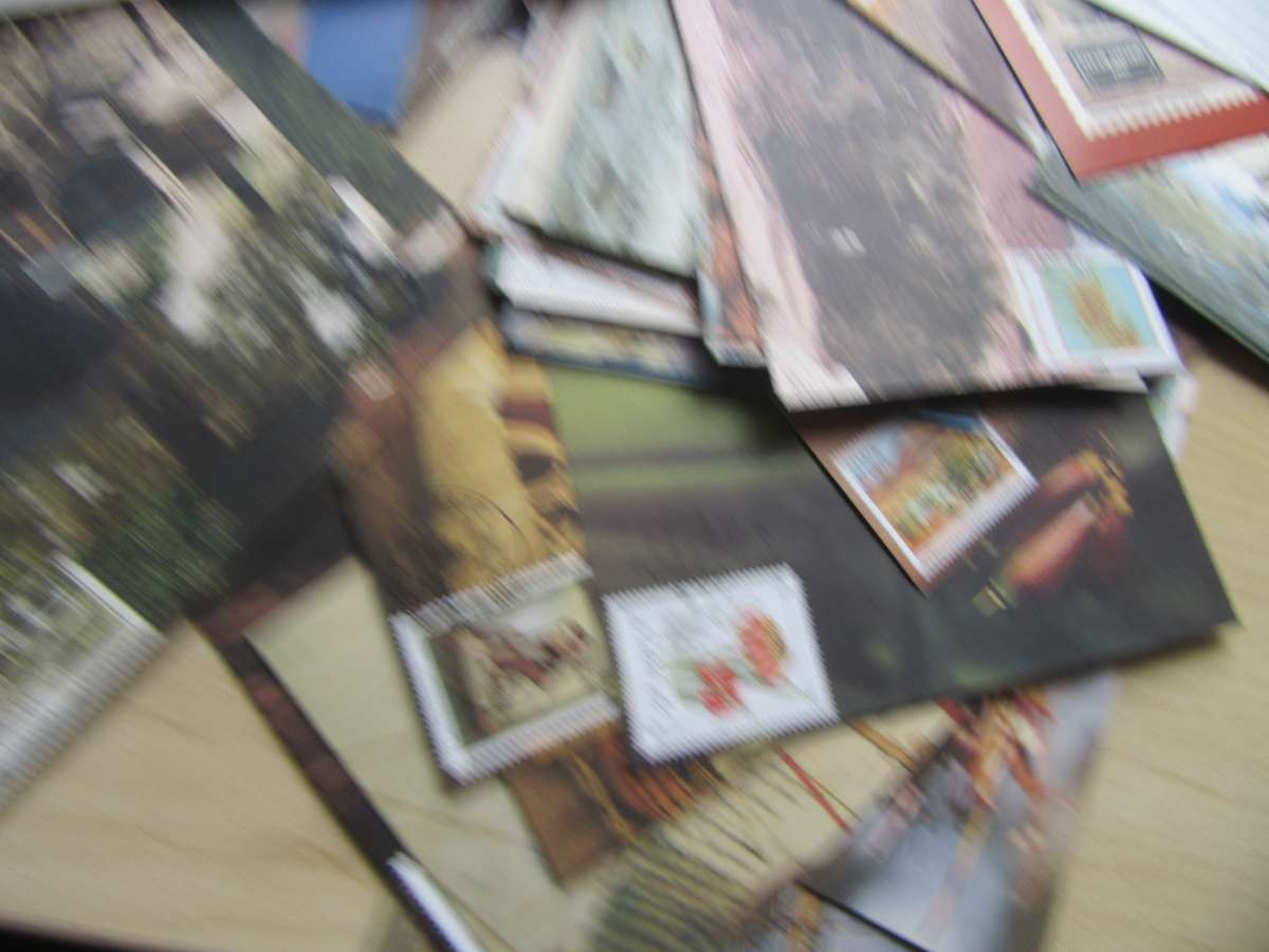120 VARIOUS NEW POST CARDS WITH STAMPS - INCL.DUPLICATES - AS PER SCAN - BID PER ITEM