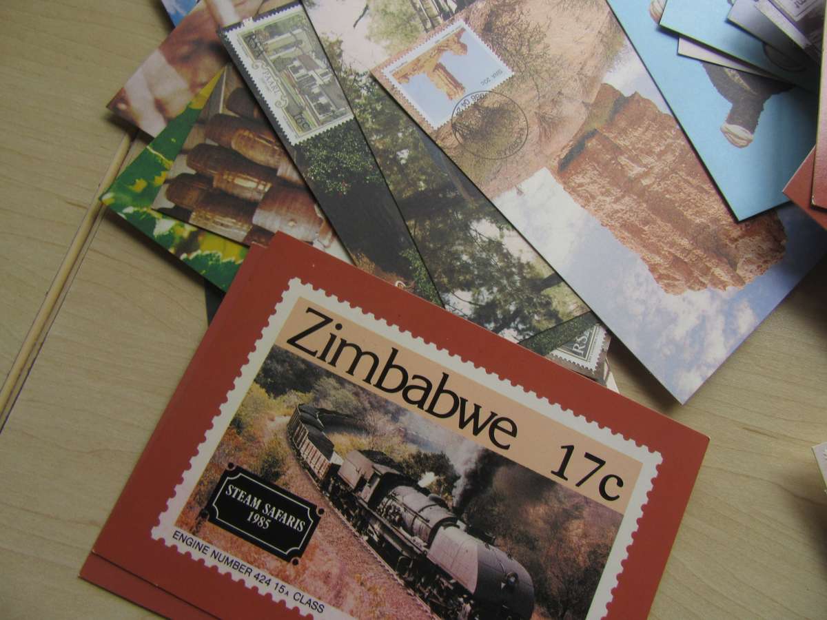 120 VARIOUS NEW POST CARDS WITH STAMPS - INCL.DUPLICATES - AS PER SCAN - BID PER ITEM