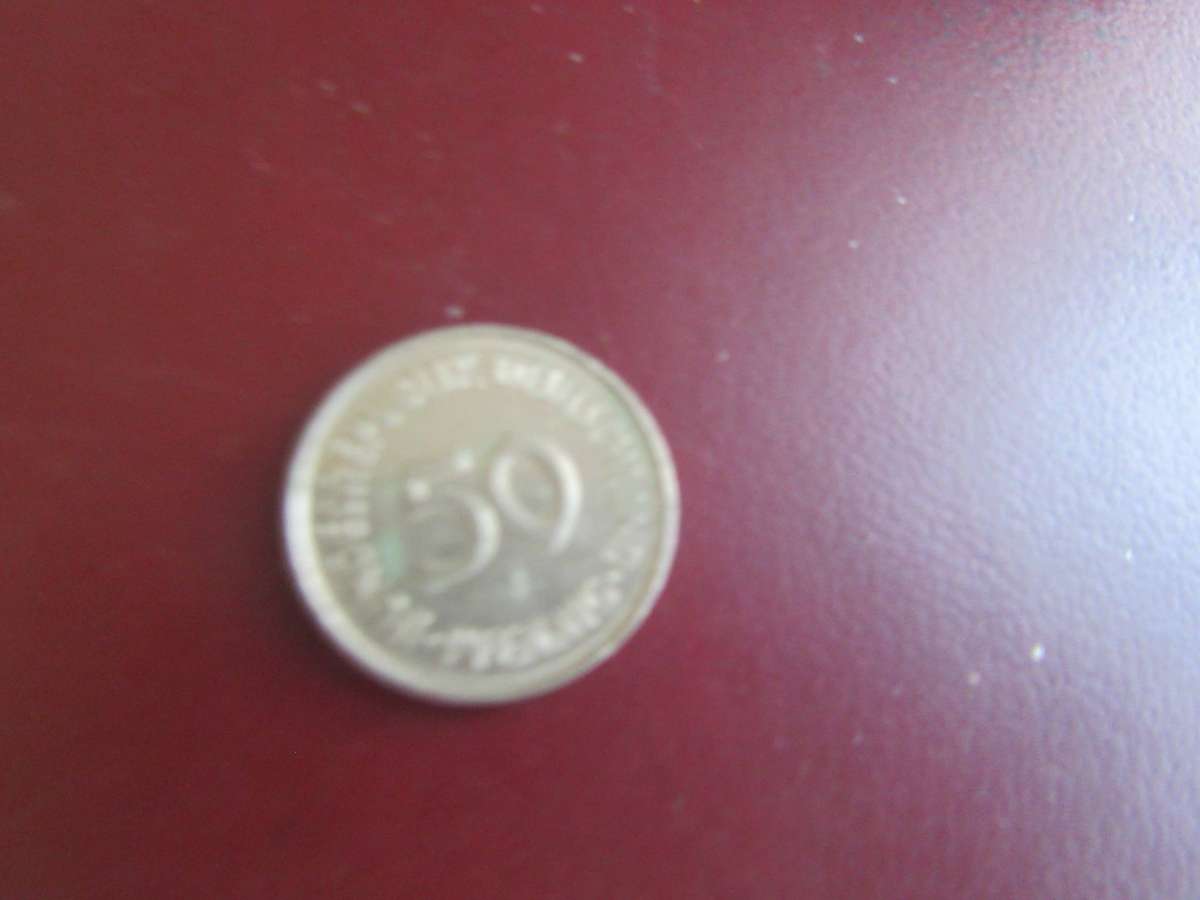 GERMANY - 50 PFENNIG1988J- CO1