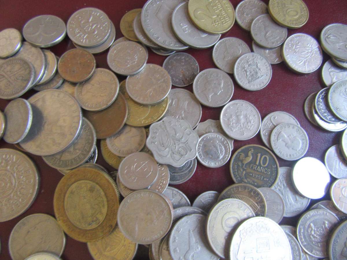 250 international coins